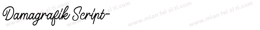 Damagrafik Script字体转换